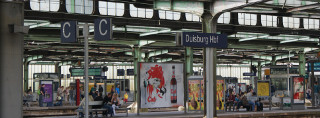 Bahnsteig Duisburg HBF